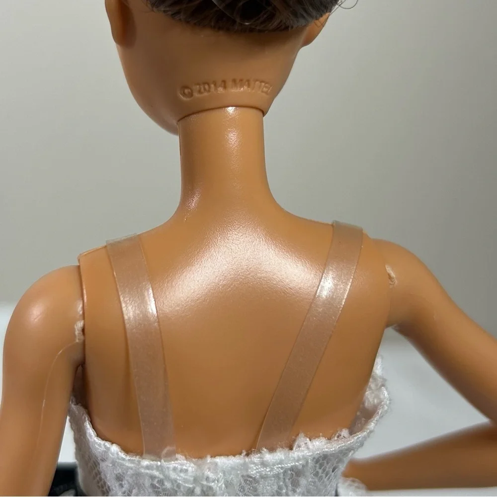Barbie (2014) & Ken (2016) Dolls African American Bride & Groom Set Collectible
